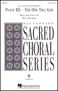 Psalm 115 SATB choral sheet music cover